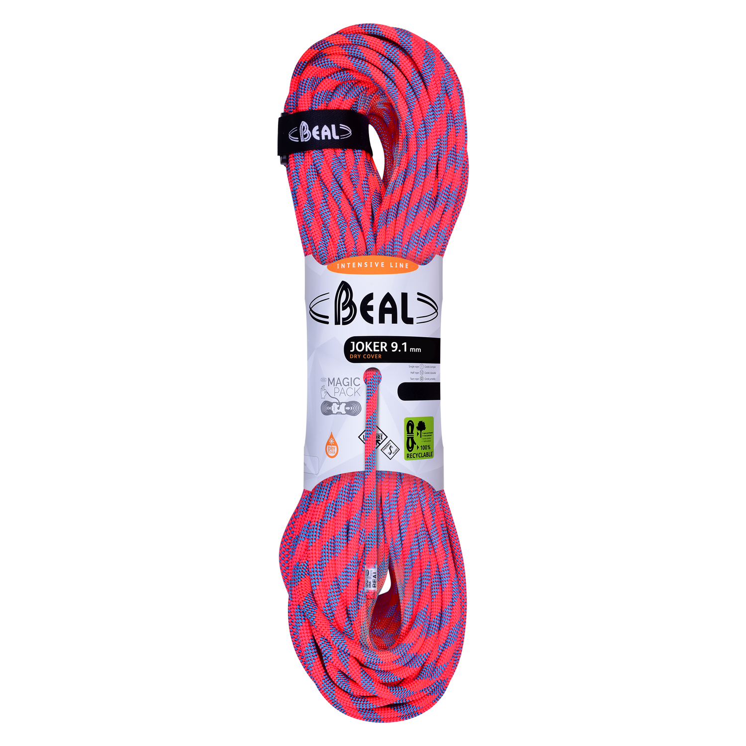 Corde D'escalade Beal Joker Unicore - Corde à Simple, Légère, Fluide, Polyvalente