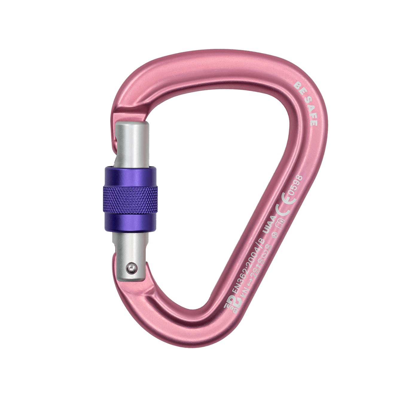 BE SAFE – HMS screwgate carabiner for belaying and rappelling | BEAL